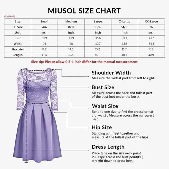 Black lace dress Miusol Size small - Picture 12 of 13